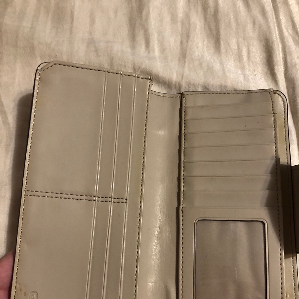 Beige Coach Wallet